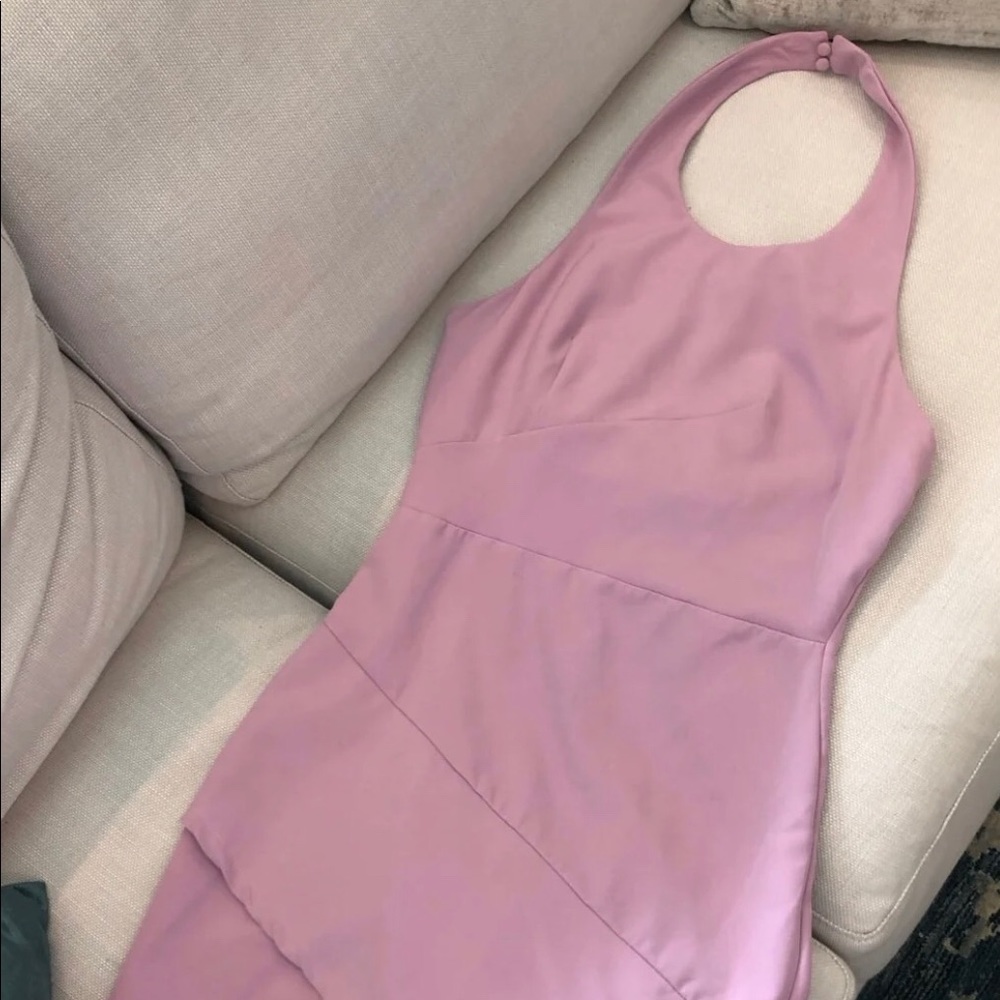 Tobi Straight Stunner Halter Dress